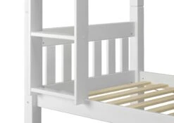 Schönes Kinderstockbett Kiefer Massivholz Weiß 90x200cm Kinderzimmer Etagenbett Rollrost 60.06-09W -Erst-Holz 05666200 0dd0 4d82 a8e7 ac1fe74489d4