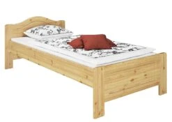 Kieferbett Natur Einzelbett Jugendbett Futonbett 90x200 Massivholzbett Ohne Rollrost 60.37-09 OR -Erst-Holz 0ee50123 f357 4880 9836 681c82b4d0f0