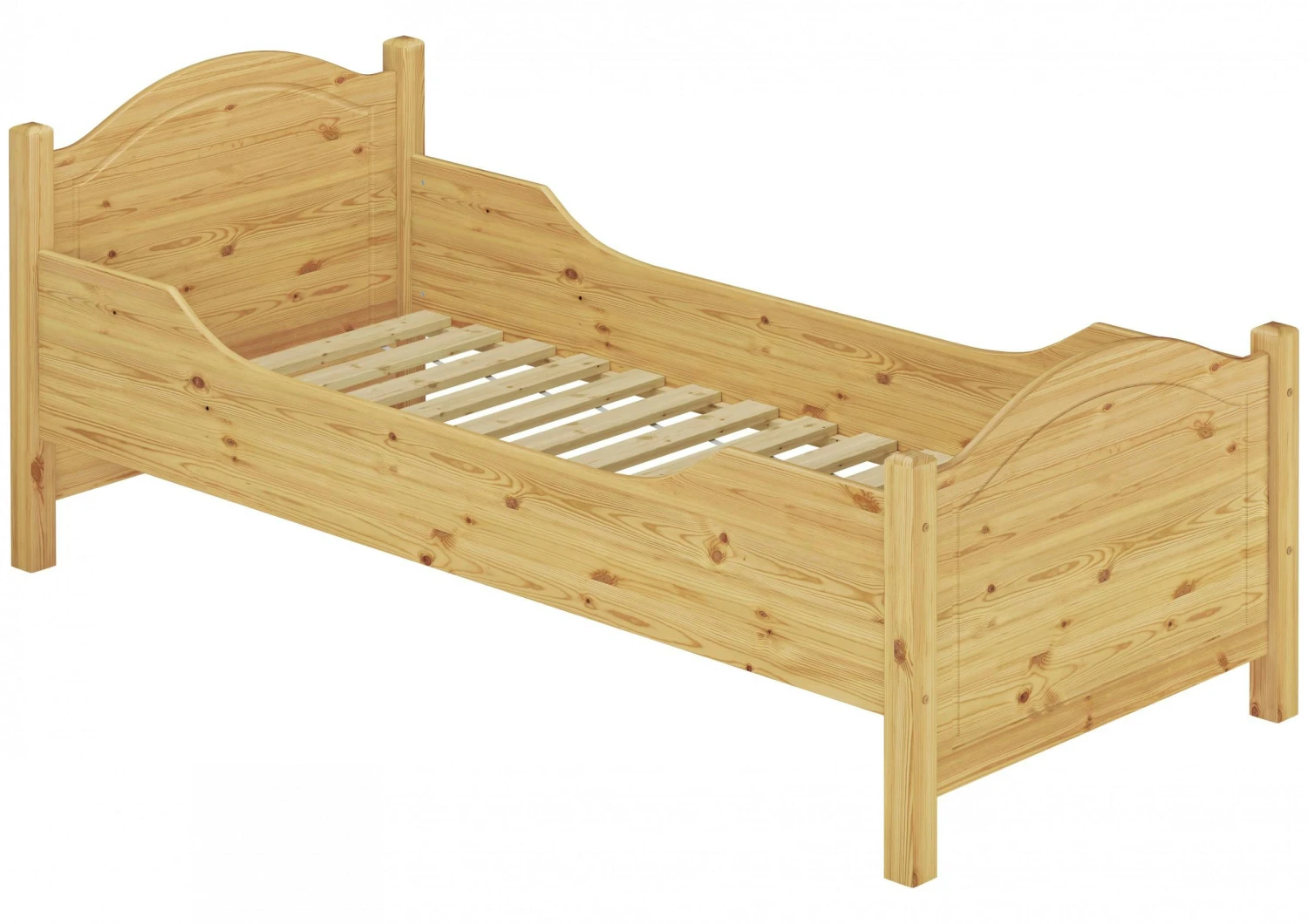 Seniorenbett Extra Hoch Rollrost 100x220 Überlänge Holzbett Einzelbett Gästebett 60.40-10-220 5 Seniorenbett Extra Hoch Rollrost 100x220 Überlänge Holzbett Einzelbett Gästebett 60.40-10-220 – Bild 5