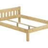 Massivholzbett Kiefer Doppelbett Natur 140x200 Futonbett Bettgestell Ohne Rollrost 60.38-14 OR