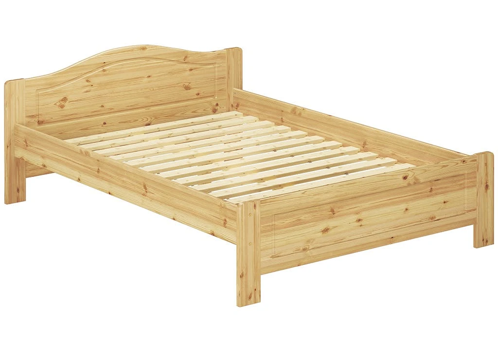 Doppelbett Kiefer Natur Ehebett 140x200 Futonbett Massivholzbett Rollrost Matratze 60.37-14 M 2 Doppelbett Kiefer Natur Ehebett 140x200 Futonbett Massivholzbett Rollrost Matratze 60.37-14 M – Bild 2