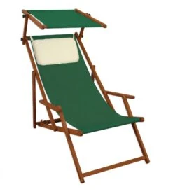 Liegestuhl Gartenliege Grün Sonnenliege Kissen Strandliege Holz Deckchair Gartenmöbel 10-304NKD -Erst-Holz 4a75abb0 a086 43e2 869f ac302fab1ad8 2