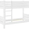 Etagenbett Extra Stabil 80x200 Weiß, Nische 80 Cm Teilbar (ohne Zubehör) 60.16-08WT80oR