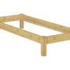 Futonbett Ohne Kopfteil Kiefer Massiv 90x200 Bettgestell Ohne Zubehör 60.35-09 OR