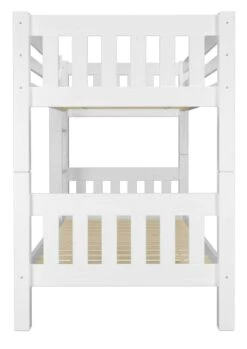 Schönes Stockbett Kiefer Massivholz Weiß 90x200cm Etagenbett Kinderzimmer 60.06-09WoR -Erst-Holz 7fafb997 961e 4ef4 aab5 0458e4938444