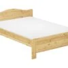 Doppelbett Kiefer Natur Ehebett 140x200 Futonbett Massivholzbett Rollrost Matratze 60.37-14 M