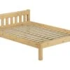 Einzelbett Jugendbett 120x200 Futonbett Kieferbettgestell Massivholz Natur Rollrost 60.38-12
