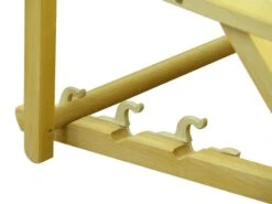 Sonnenliege Blau-weiß Gartenliege Fußteil Sonnendach Kissen Buche Hell Klappbar 10-317NFSKD -Erst-Holz ae519da8 7470 4b28 919a 670533e8ccac