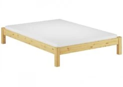 Bettgestell Kiefer Natur Einzelbett 120x200 Massivholzbettgestell Mit Matratze 60.35-12 M