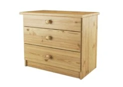 90.20-K4 Nachtkonsole Für Erhöhte Seniorenbetten Mit 3 Schubläden