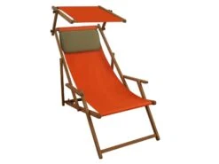 Gartenstuhl Terracotta Sonnenliege Strandstuhl Sonnendach Kissen Deckchair Buche 10-309 N S KH -Erst-Holz c2505adb 11d9 4535 a7a1 051b299436aa