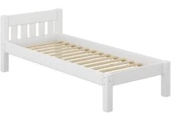 Futonbett Einzelbett 100x200 Massivholzbett Kiefer Weiß Jugendbett Mit Matratze 60.38-10 W M -Erst-Holz db60d3b6 22fd 46c0 a1b7 8ee1e28669cc 8