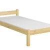 Futonbett Jugendbett 90x200 Einzelbett Kiefer Natur Massivholzbett Rollrost Matratze 60.36-09 M