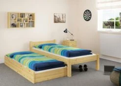 Einzelbett Kiefer Natur 90x200 Massivholz-Bettgestell Ohne Rollrost Jugendbett 60.36-09 OR 13 Einzelbett Kiefer Natur 90x200 Massivholz-Bettgestell Ohne Rollrost Jugendbett 60.36-09 OR -Erst-Holz e865294d e81a 403a a00e 2cab1260a739
