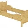 Seniorenbett Extra Hoch 100x220 Überlänge Massivholz Holzbett Einzelbett Gästebett 60.40-10-220 OR