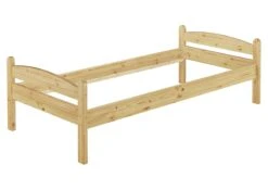 Massivholzbett Einzelbett 100x200 Kiefer Natur Jugendbett Futonbett Rollrost Matratze 60.32-10 M -Erst-Holz fd4e1df8 ad3e 4b31 b3a3 cb7b4d5d8db7 4